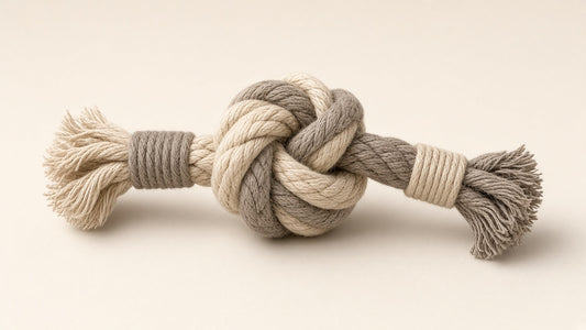ZiziPaw Cozy Knot Soft Dog Rope Toy